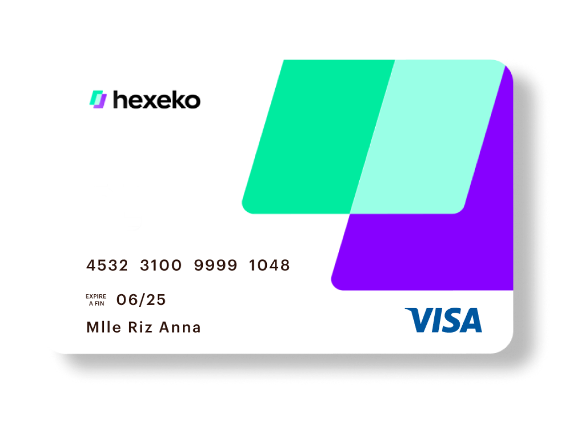 An example of an Hexeko card